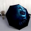 Printed Art the Clown Terrifier1-Printed Folding Umbrella,Outdoor,Leisure,And Travel Umbrella,Durable Umbrella Fabric,Birthday And Holiday Gift