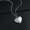 1PC Love Heart DIY Photoframe Openable Necklace Charm Vintage Necklace Pendant Photo Picture Locket Carved Heart