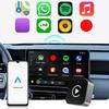 2-в-1 Беспроводной адаптер CarPlay и Android Auto AI Smart Box Plug&Play для штатных проводных автомобилей Универсальное Bluetooth-соединение с автомобилем