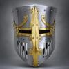 Crusader Pot Helm 14th Medieval Helmet Perfect for Renaissance Fair, Cosplay, LARP, Halloween Costume Authentic Steel Replica