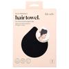 Eco-Friendly Hair Towel, Black, 1 Piece