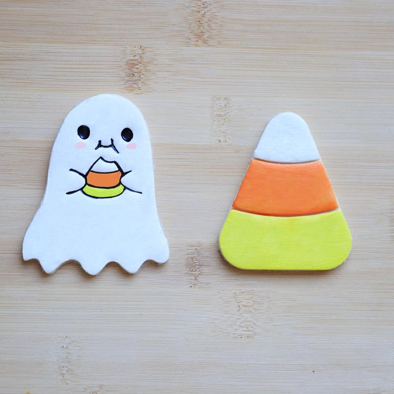 1 шт. Форма для тиснения печенья на Хэллоуин, формочка для печенья на Хэллоуин, инструменты для изготовления печенья в виде призрака, тыквы, фонарика, флага.