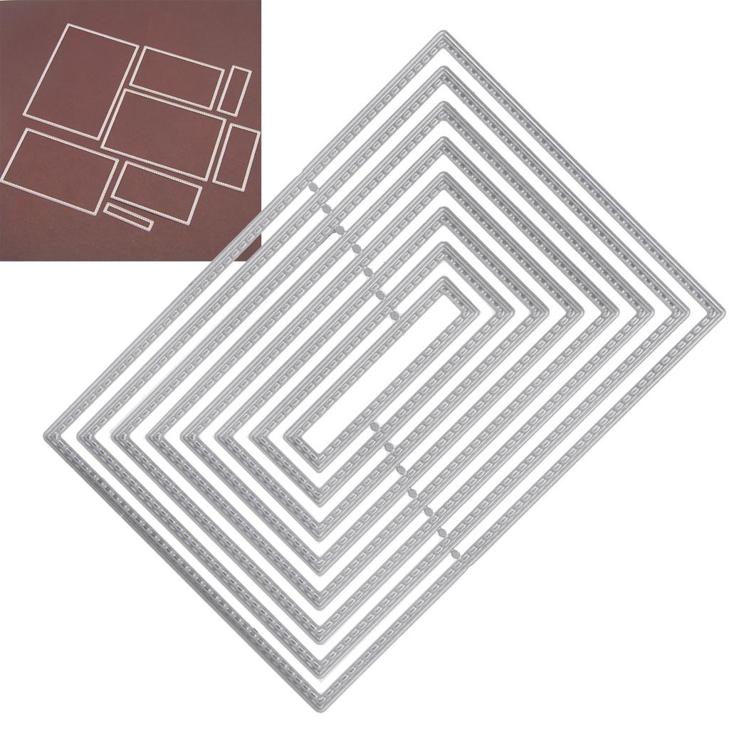 Diecut Carbon Steel Embossing Cutting Die Template Rectangular Sewing Thread Carving Mould