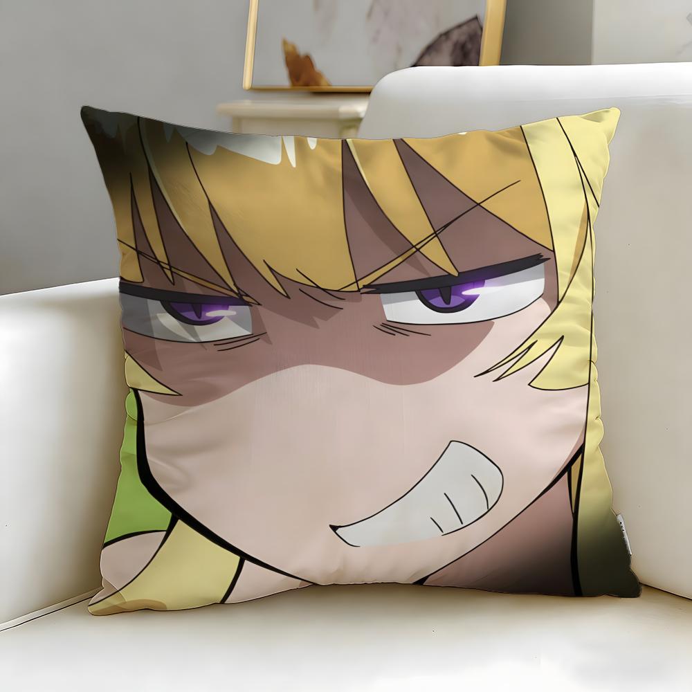 isekai anime Cautious Hero Cushion Cover Soft EasyWash Pillow Case Versatile for Couch Bed Travel and Office