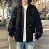 Рабочая куртка мужская весенне-осенняя ветрозащитная модная ретро в стиле Гонконга свободного большого размера повседневный топ вельветовая