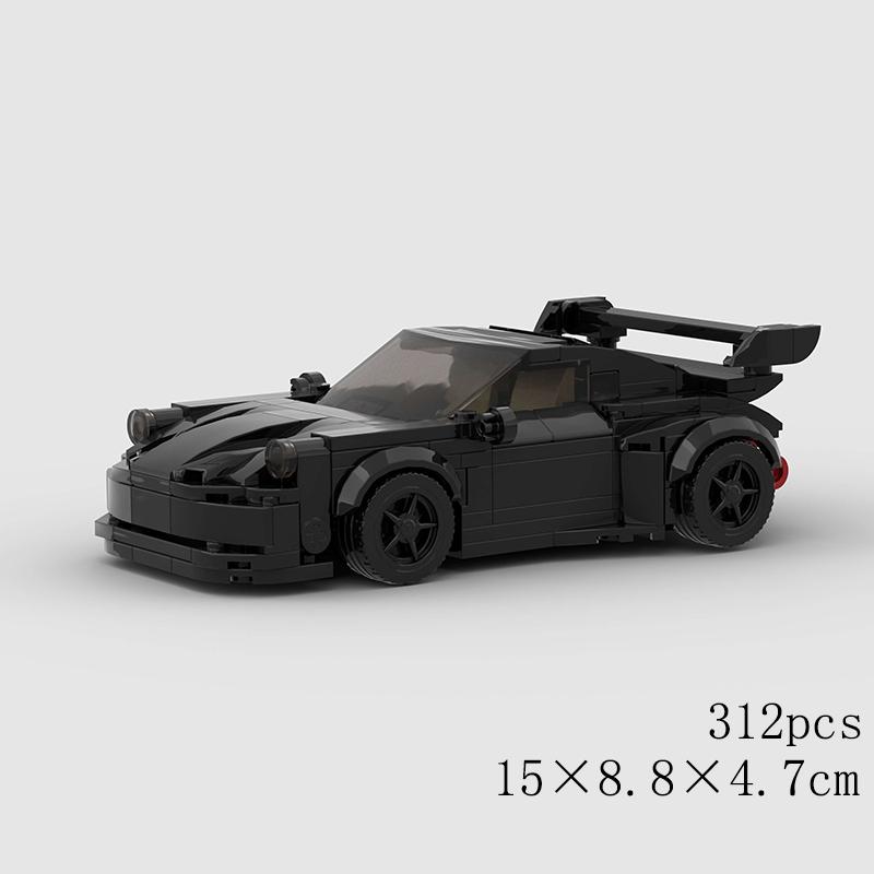 MOC City Speed ​​Sport Racing Car Model Building Blocks Convertible Super Race Bricks Rally Vehicle Toy Technical Christmas Gift