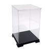 Octagon Figure Case, 15cm W X 15cm D X 20cm H, Clear Plastic