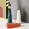 Modern Plastic Flower Vase Anti-fall Vase Container Pot Nordic Desktop Vase Ornaments  Office