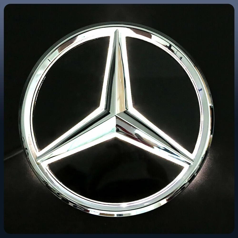 Front Grille LED Star Emblem Light Badge For Mercedes Benz GLC GLE GLS-Class 2016-2019 QQ74