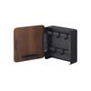 [Yamazaki] Magnetic Key Hook 2-Tier Brown, Approx. W15.8 x D15.7 x H15.8cm, Lin 2-Tier, Key Storage, Hook with Movable Feature 4801