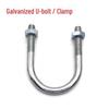 STARCHANGE Galvanized U-Type Pipe Clamp