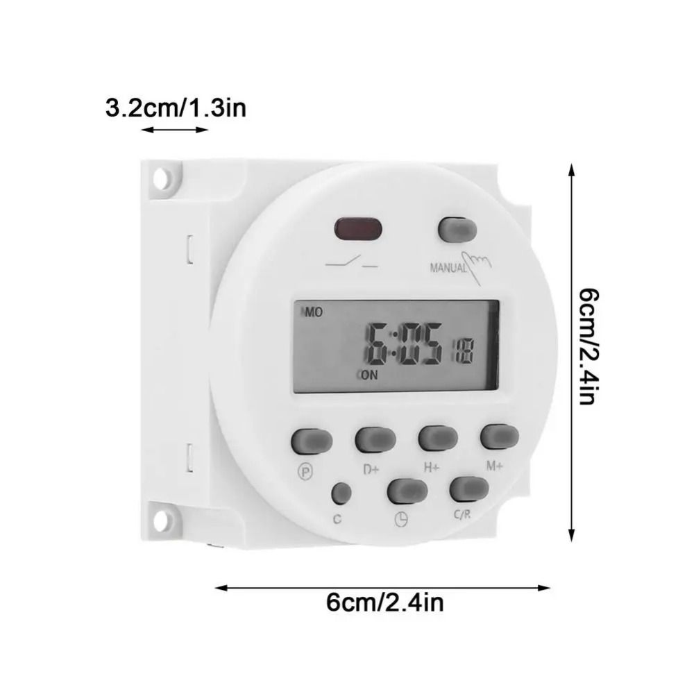 Built-in Rechargeable Battery LCD Digital Programmable Timer  Solar Lights