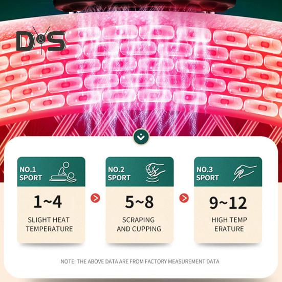 Массажер от целлюлита с 12 регулируемыми режимами всасывания, легкий портативный перезаряжаемый беспроводной прибор для глубокого массажа тканей
