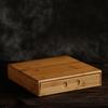 Бамбуковая коробка для чая Пуэр, коробка для торта, простой органайзер для хранения, многослойные коробки для чайных листьев, домашний подарок