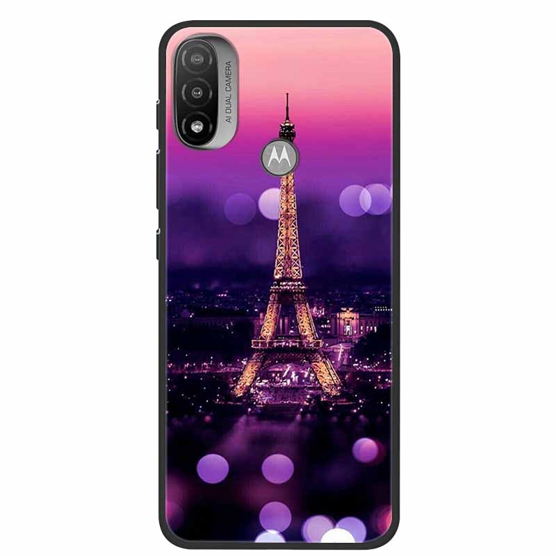 Чехол для Moto E20 Ударопрочный Мягкий Силиконовый Задний Чехол Для Motorola Moto E20 6.5" Чехлы для Телефона Для Moto E 20 XT2155 Coque Fundas