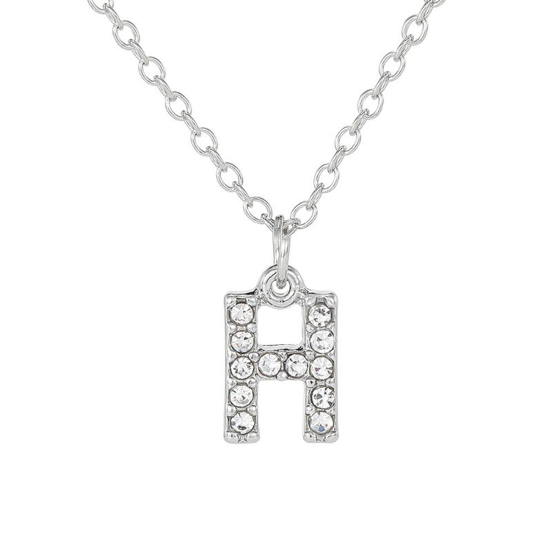 Модная блестящая подвеска-шарм с буквой от A до Z, ожерелье с 26 инициалами, алфавитом, именем, цепочка для ключицы, праздничное ювелирное украшение, подарок