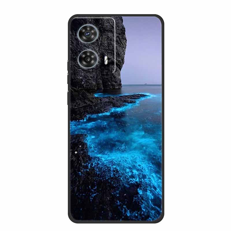 Phone Case For Moto Edge 50 Fusion Back Cover Case Shockproof Black Silicone Soft Funda For Motorola Edge 50 Fusion Case 6.7"
