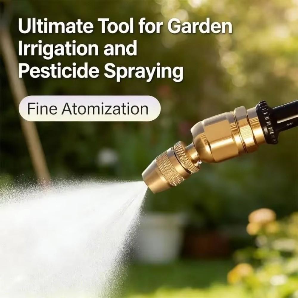 360° Adjustable Misting Spray Nozzle High Pressure Atomizing Tip Pesticide Sprayer Nozzle  Lawn Use