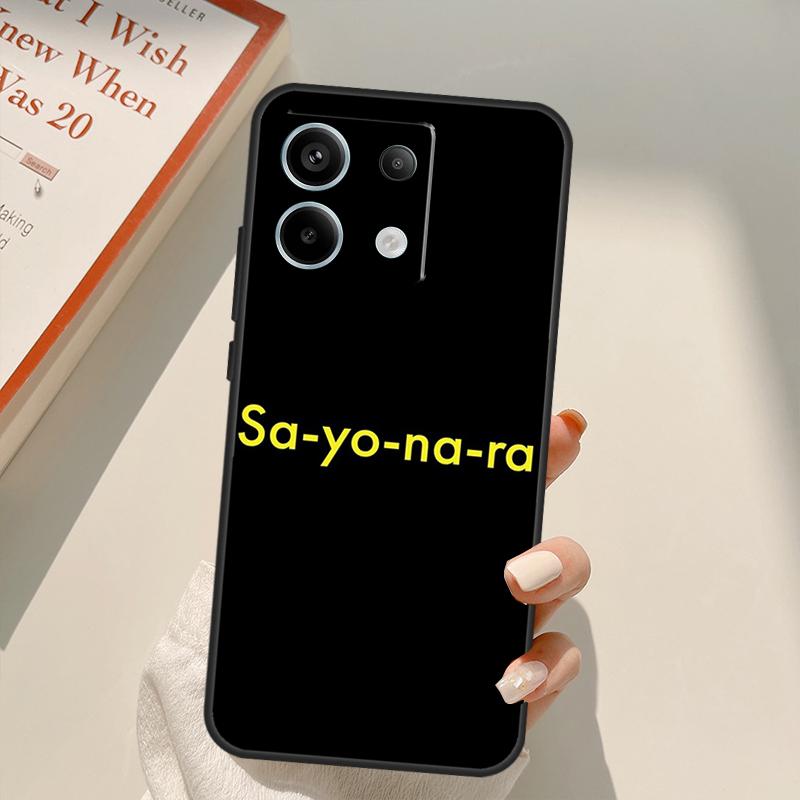 Чехол Banana Fish Sayonara для Xiaomi Redmi Note 13 14 9 10 12 11 15 Pro Plus Чехол для Redmi 15 C 12C 13C 14C 10C