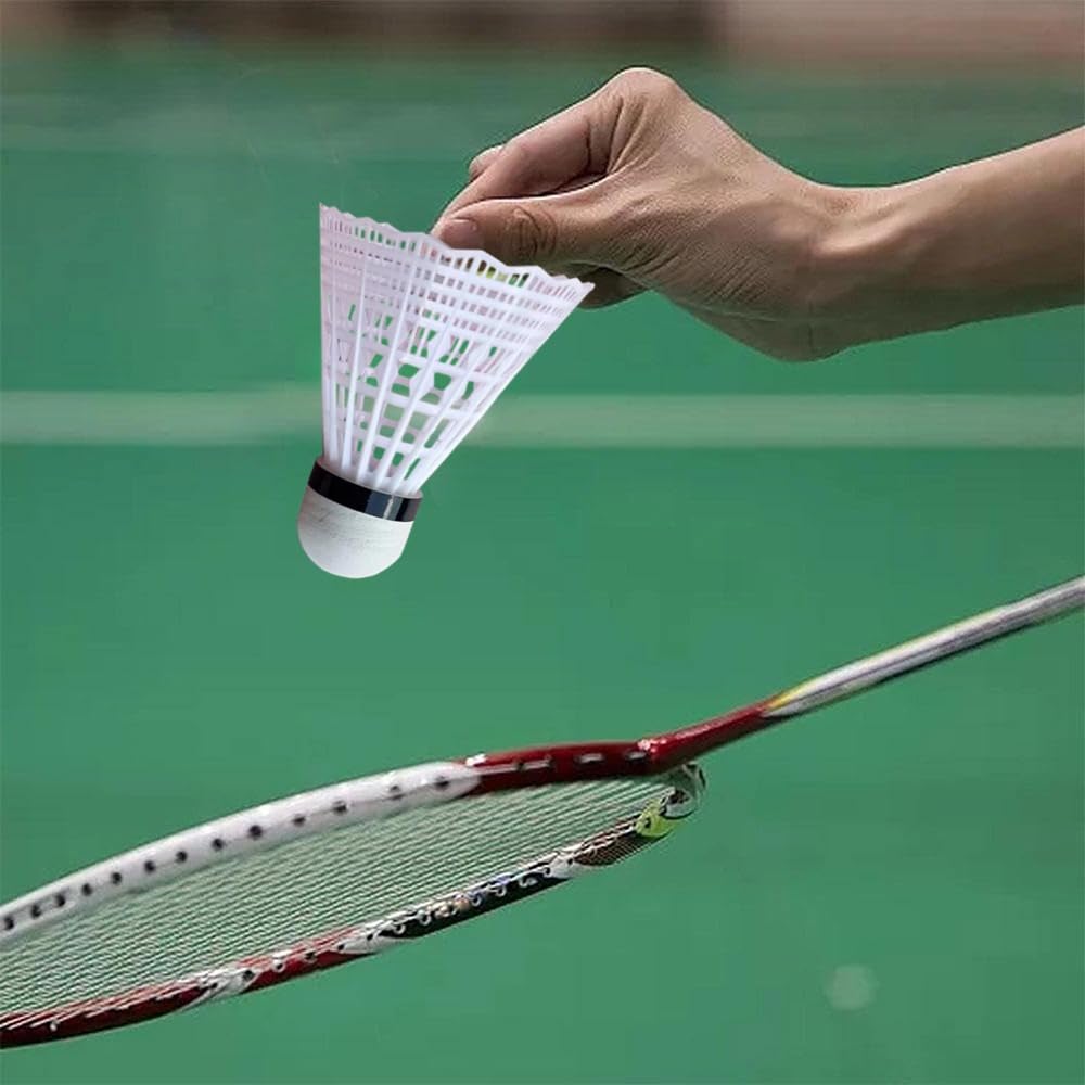 Itisyou Badminton Set of Nylon Badminton Plastic Shuttlecocks for Indoor and Outdoor Sports Beginners Shuttlecocks, 10, Shuttlecocks, Lightweight,