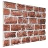 Wall Panels 10 Pcs Dark Brown and White 100 X 50 Cm EPS Foam