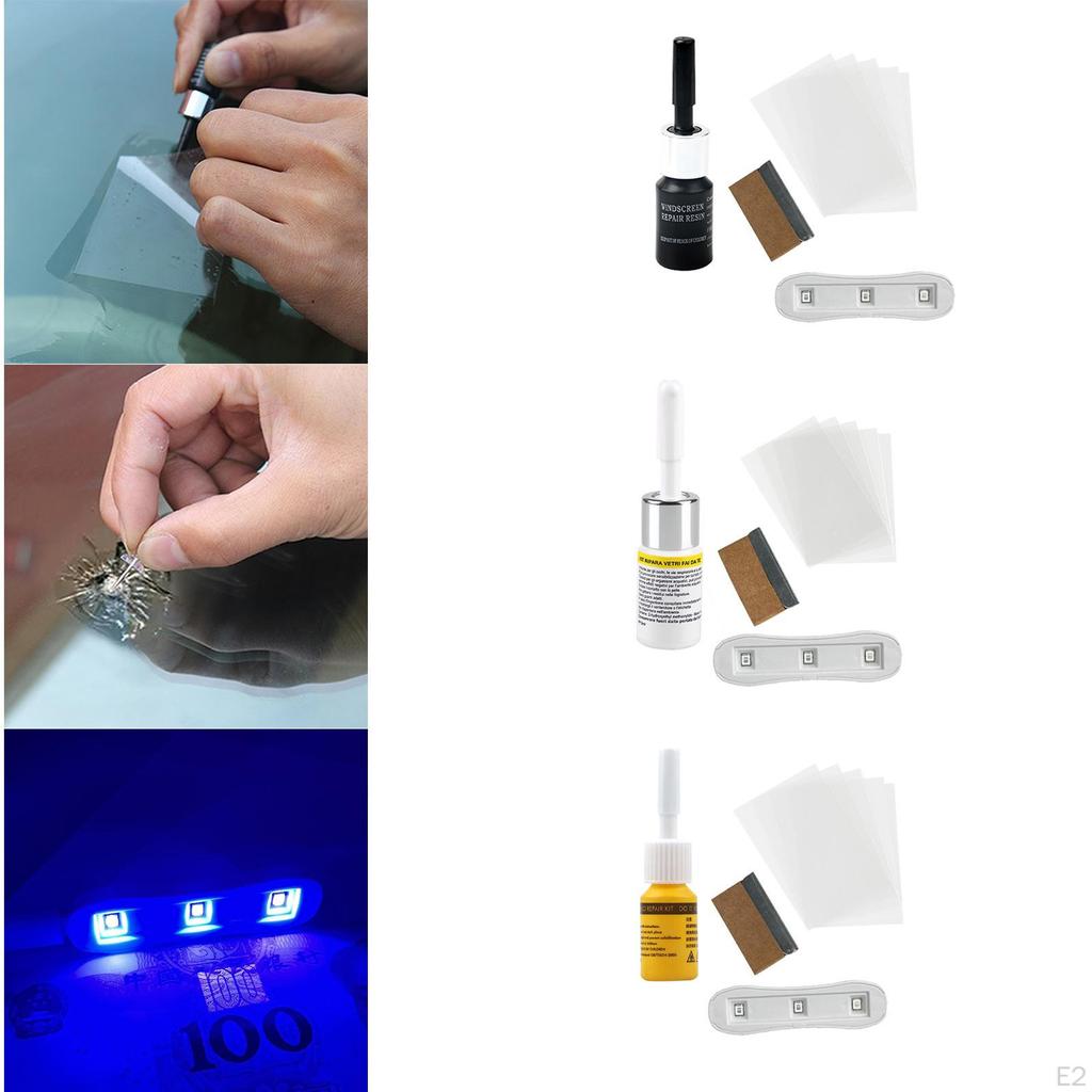 Car Windshield Crack Repair Kit Vehicle Glass DIY Windscreen Tool Automotive Fluid Glue