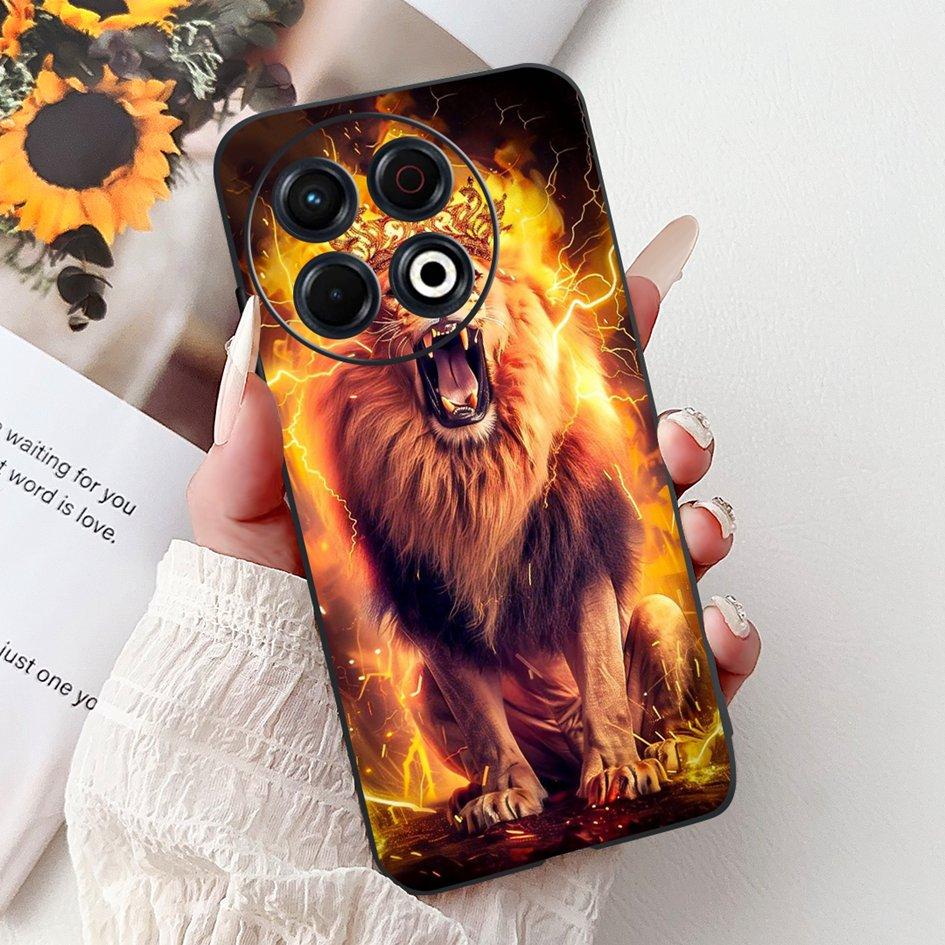 Для Tecno Spark 30 Pro 4G Чехол Крутой Модный Дракон Лев Мягкий Силикон Ударопрочный Чехол Для Tecno Spark 30 KL6 Spark30 Pro Бампер