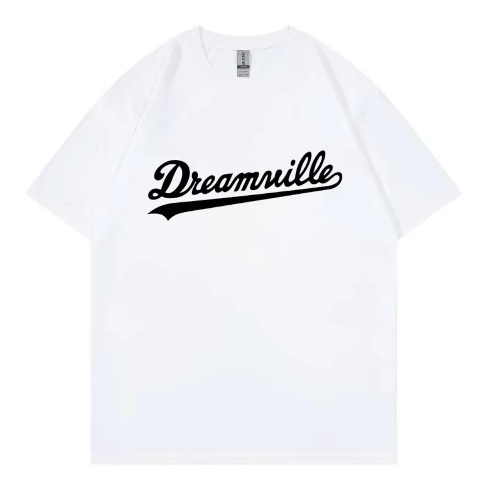 Rapper J Cole Dreamville Print Tshirt High Quality Fashion Short Sleeve Tshirts Unisexs Women Summer Casual Loose Cotton T Shirt