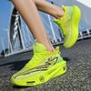 Женские карбоновые кроссовки, сетчатые дышащие теннисные туфли, профессиональная уличная обувь для бега по шоссе, амортизирующая обувь для тренировок