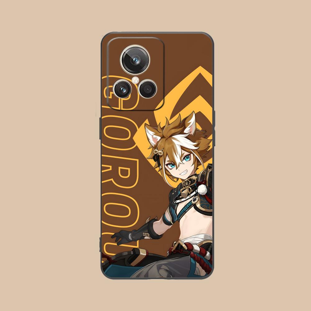 Game GI Gorou Mobile Phone Case for Realme GT 8 Neo Pro C75 73 71 C67 65 C55 53 C35 31 C20 15 Colorful Printing Cover Luxury