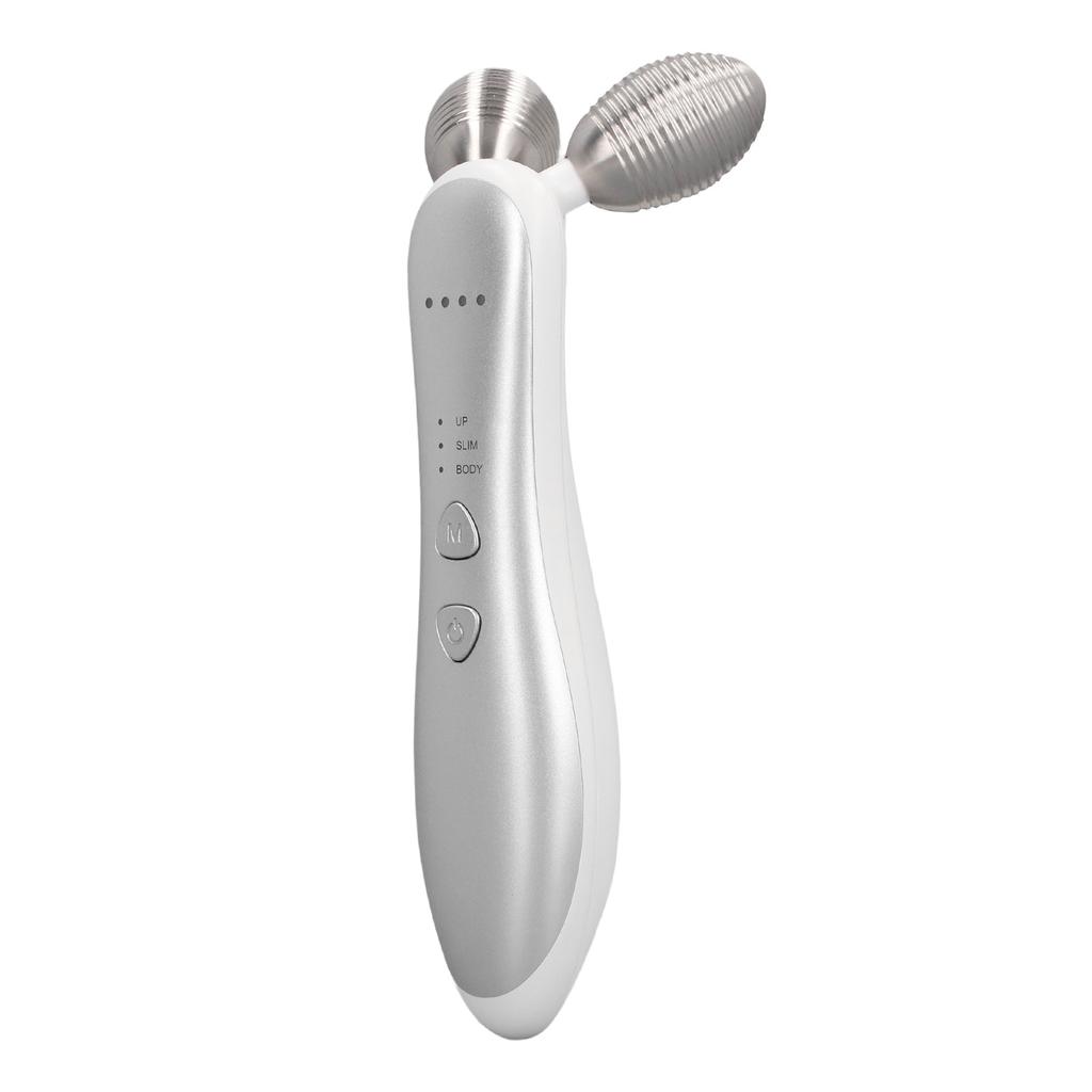 Microcurrent Facial Roller Device 3 Modes 4 Levels Wrinkle Removal USB Rechargeable Heating Face