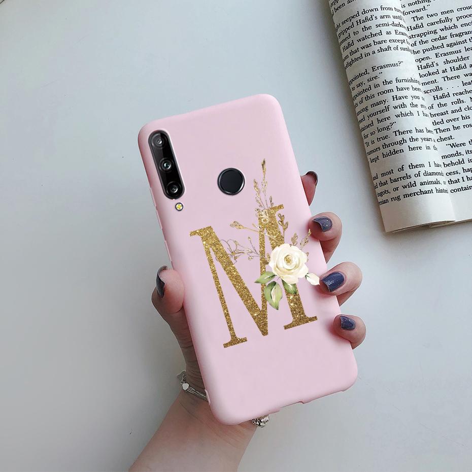 Чехол для Huawei Y7P Y6P Милые буквы Мягкий силикон Задняя крышка Для Huawei Y8P Y7P Y6P Y5P Чехлы для телефонов Y 6P Y 7P 8P Y 5P 2020 Чехол