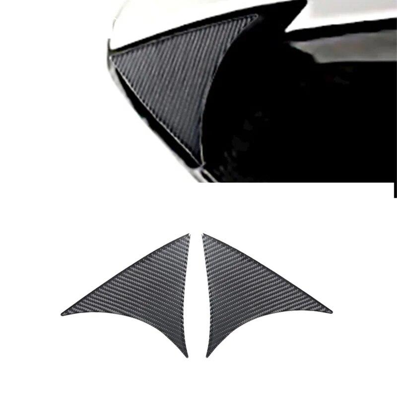 2 шт., стайлинг автомобиля, спойлер на заднее окно, накладка на боковое крыло, сплиттер, наклейка в полоску для Mazda 3 Axela 2014-2018, автоаксессуары