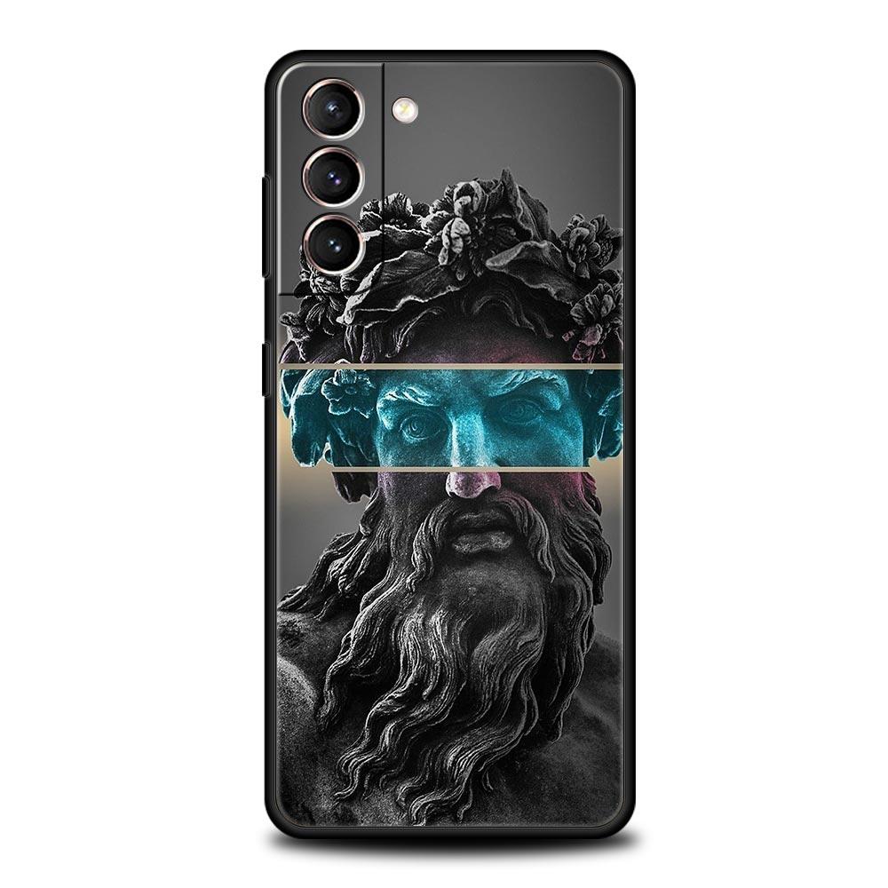Fashion Ancient Greek Statues Phone Case Cover for Samsung Galaxy S26 S25 S24 S23 S22 S20 S21 FE Ultra S25 Edge Plus 5G Soft TPU