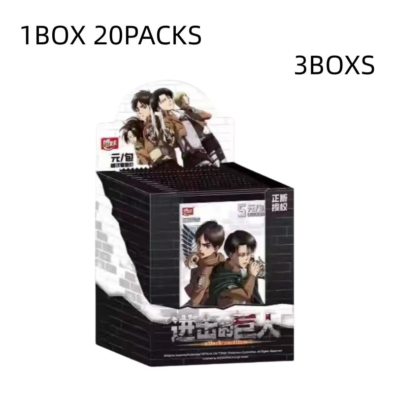 Official Genuine Anime Attack Giant Free Edition Mikasa Captain Commemorative Collection Card Children's Gift Toy