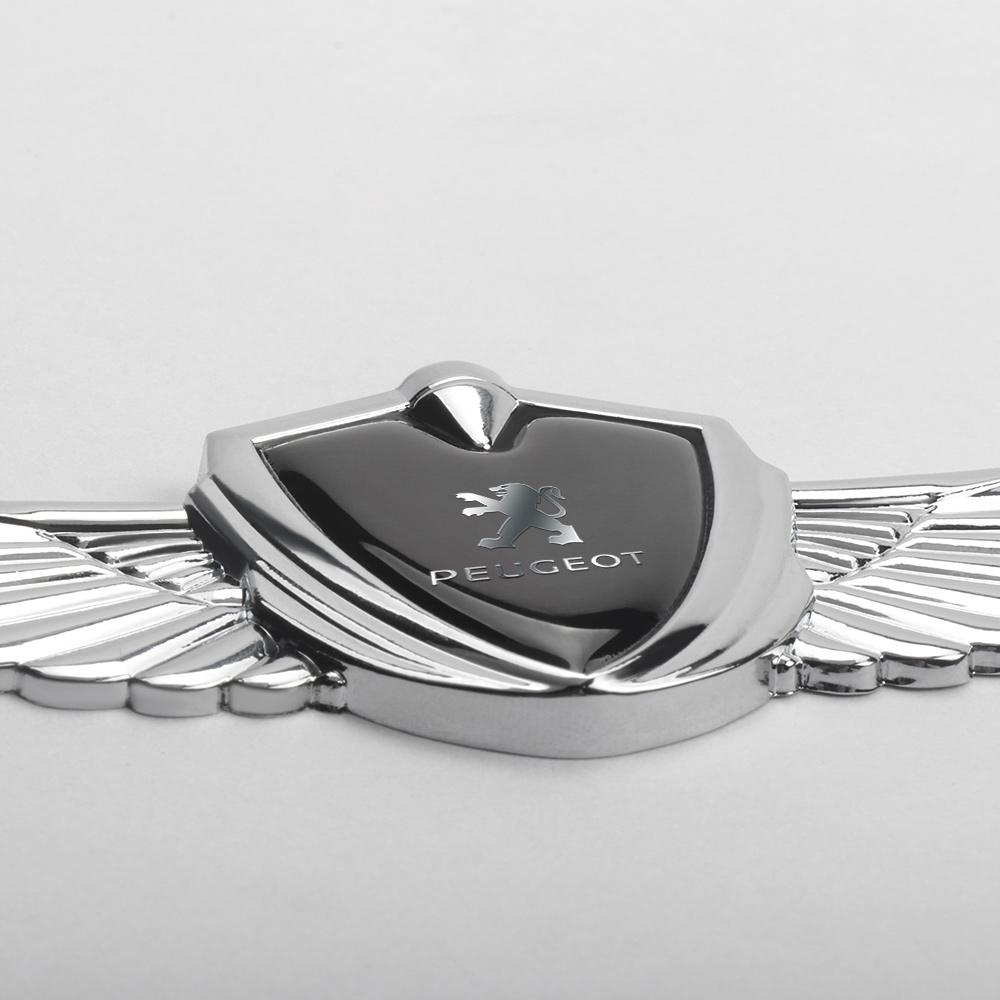 3D Metal Car Body Trunk Emblem Sticker Badge Decoration Decal For Peugeot 206 3008 207 208 307 308 408 2008 5008 107 Accessories