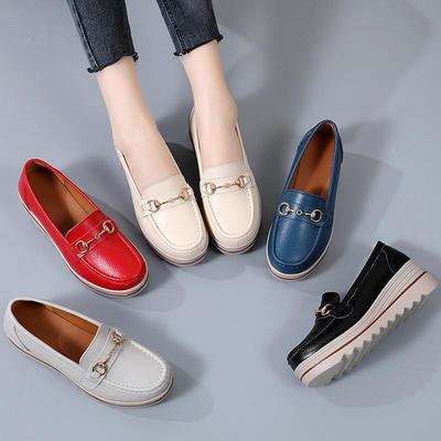 Весенне-осенний комплект женской повседневной обуви, кожаная женская обувь для стрельбы, обувь для стрельбы Poor Sweet Shake