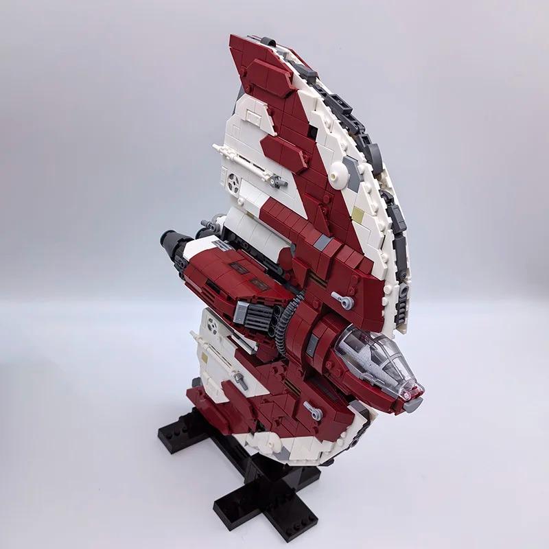 1374PCS MOC Space War T6-Shuttle Spacecraft Building Blocks Star Spaceship Model Desktop Decoration DIY Toys Gift for Adults Kid