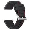 Soft Silicone Rubber Watch Strap 20mm 22mm 24mm Men Women Sport Waterproof Breathable Wrist Band Solid Matte Buckle Bracelet