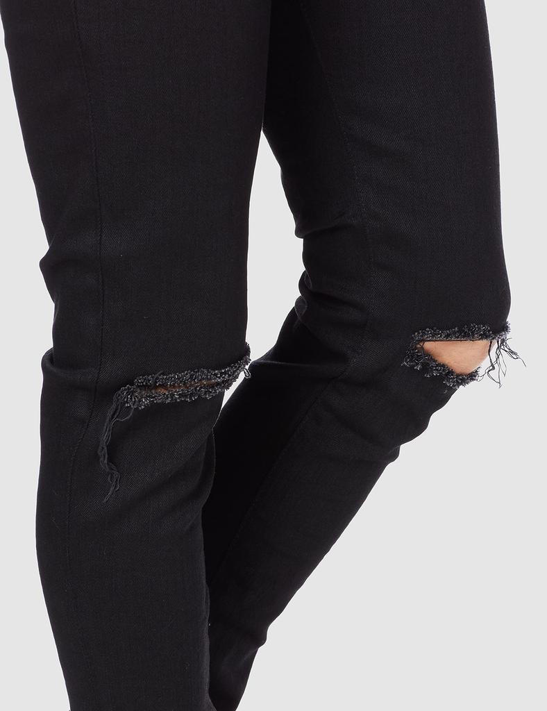 EDWIN ЧЕРНЫЕ СКИННИ Узкие Джинсы Потертые Черные Скинни Размер L Брюки, Мужской Деним,