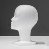 Foam Head for Wigs Female Mannequin Head Headset Wig Display Stand Hairpieces Hats Holder Lightweight Cap Stand for Home Salon Travel