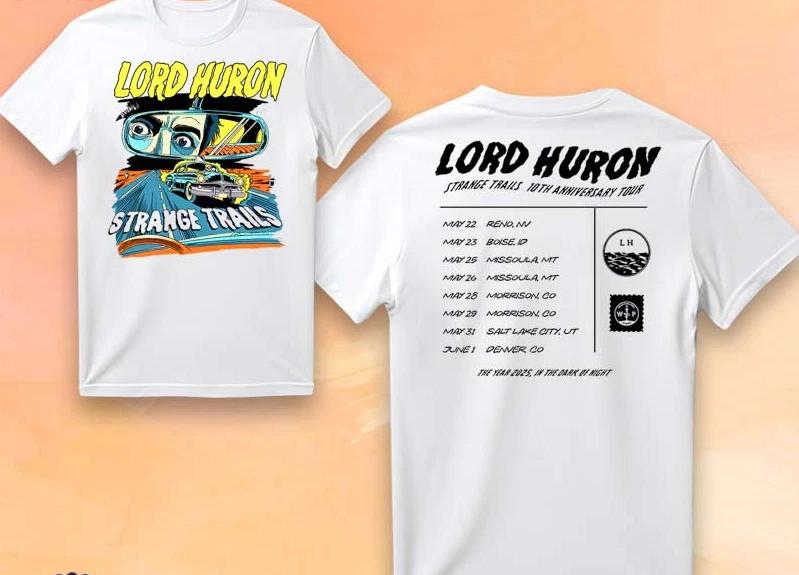 Lord Huron Космический Избиратель Ограниченная серия 2025 Футболка T-shirt T