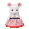Sylvanian Families Doll Mouse ST Mark Ages 3 and Toy Sylvanian Epoch "Marshmallow Girl" Ne-106 Certified, Up, Dollhouse, Families,