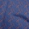 Cotton Flex Blue Fabric Leaves Sewing Craft Projects Fabric Prints By Yard 40 Inch
