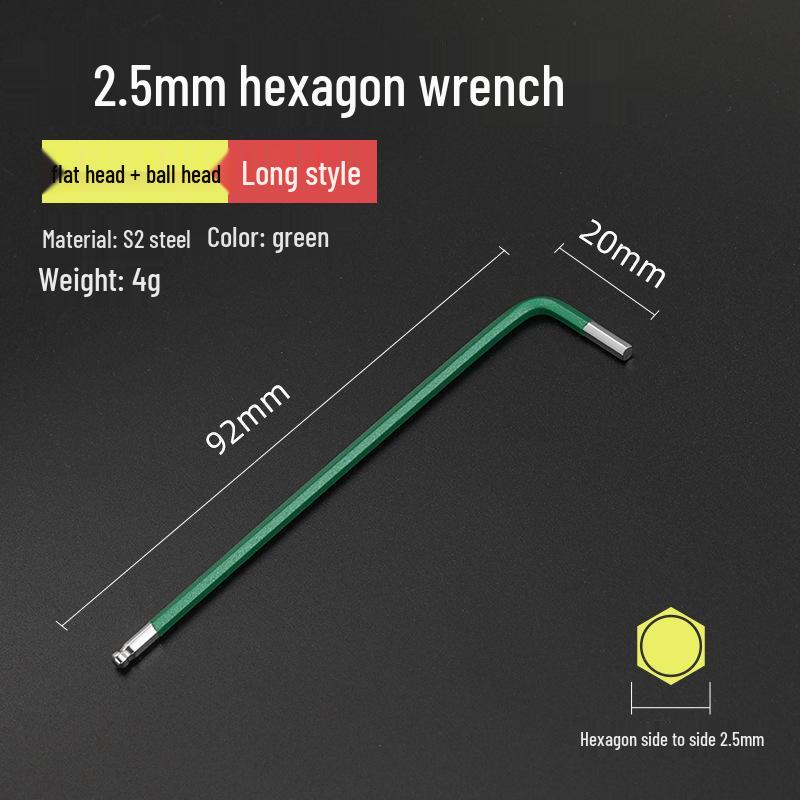 Промышленный набор цветных шестигранников Bangyuan (1.5-10ММ)