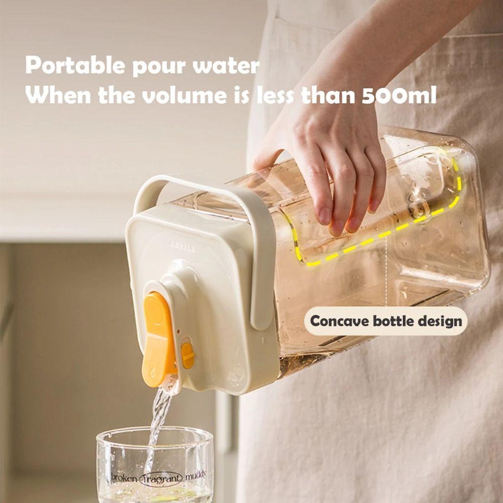 2.3L/3.5L Water Bottle with Faucet Drinking Bottle Refrigerator Cold Water Jug Cold Water Bottle