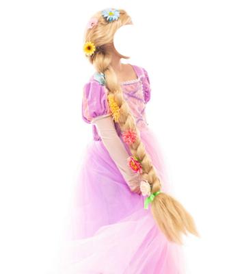 Мидория Лаванда Запутанная Рапунцель Косплей Парик для Хэллоуина, Мероприятий и многого другого