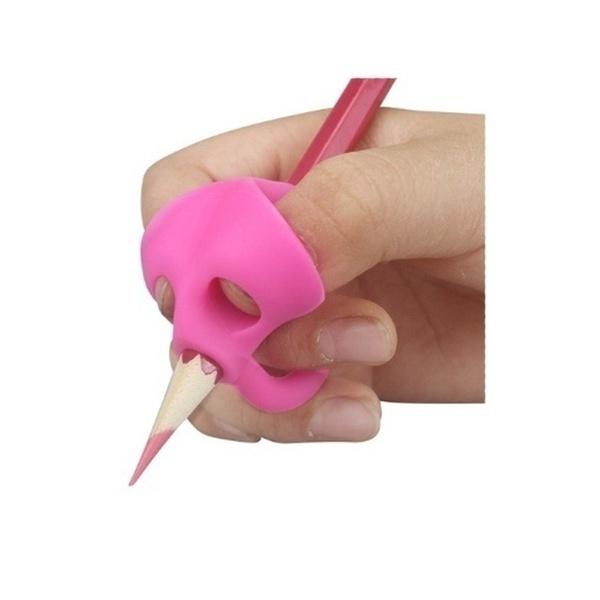 5 шт. силиконовая ручка-карандаш для обучения письму для детей, ручка для письма, устройство для коррекции письма Childre