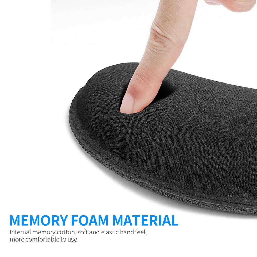 Эргономичная подставка для запястья мыши, мягкая подставка для запястья из пены с эффектом памяти, портативная противоскользящая подставка для запястья, запястье