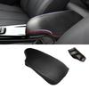 Soft Carbon Texture Leather Center Armrest Cover For BMW 3 Series F30 2013 - 2017 2018 Car Center Control Armrest Box Cover Trim